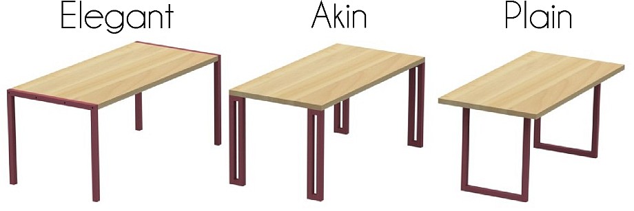 Tables Elegant, Akin, Plain